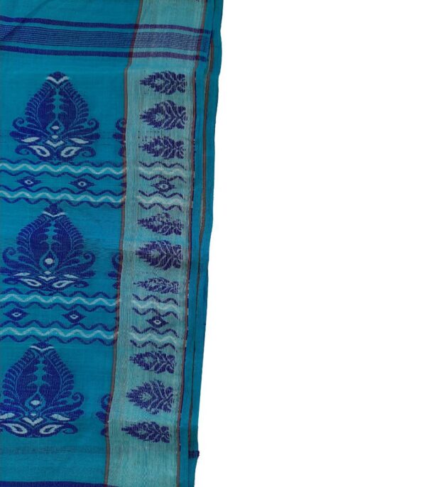 Cotton Baluchari Saree in Blue