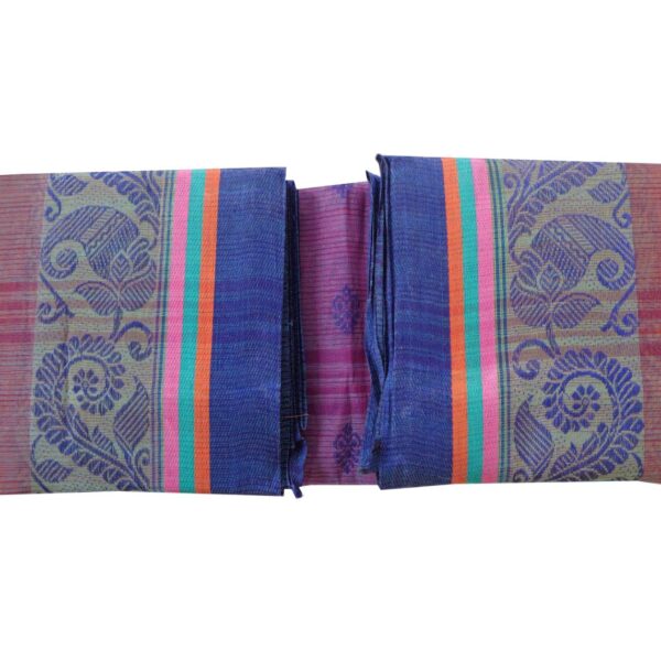 multicolor cotton tant saree