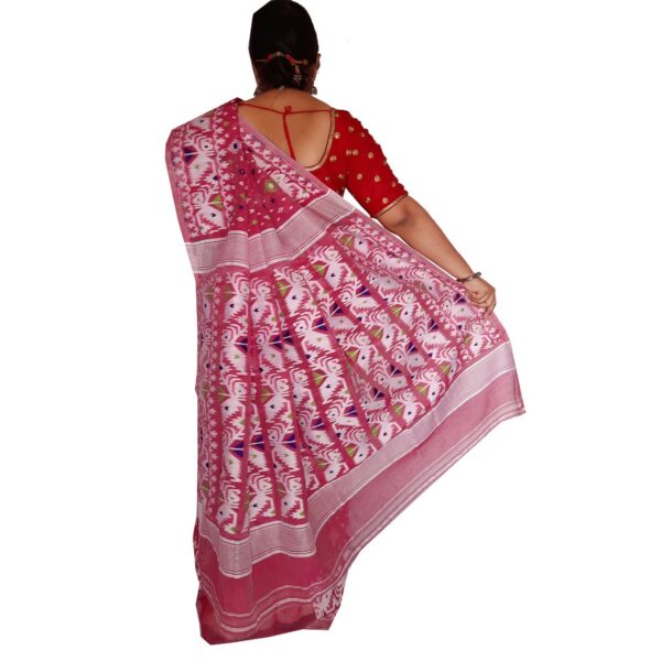 Soft Pink Dhakai Jamdani Saree