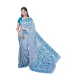 White Soft Dhakai Jamdani Saree