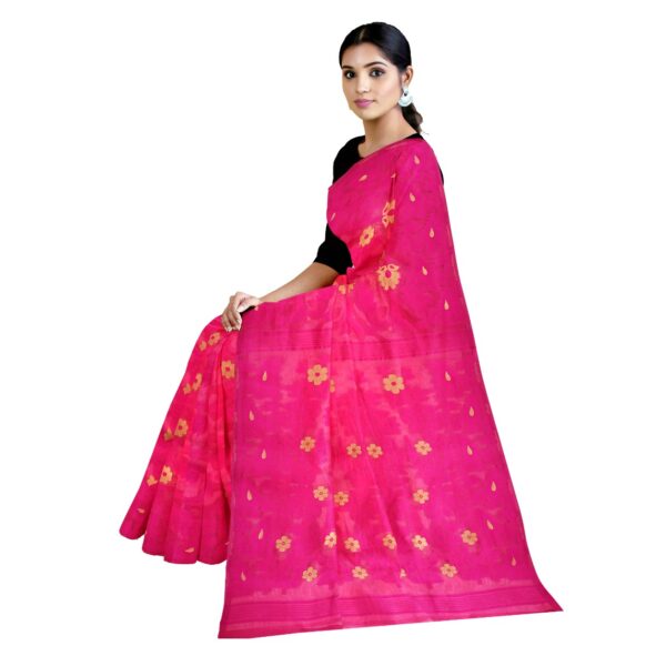 Rani Pink Color Saree