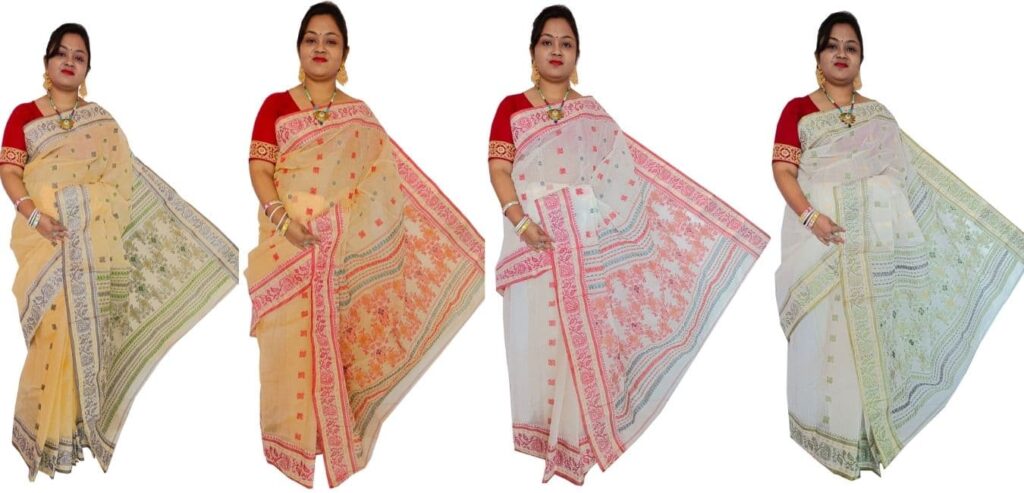 Pure Cotton Sarees for old Lady