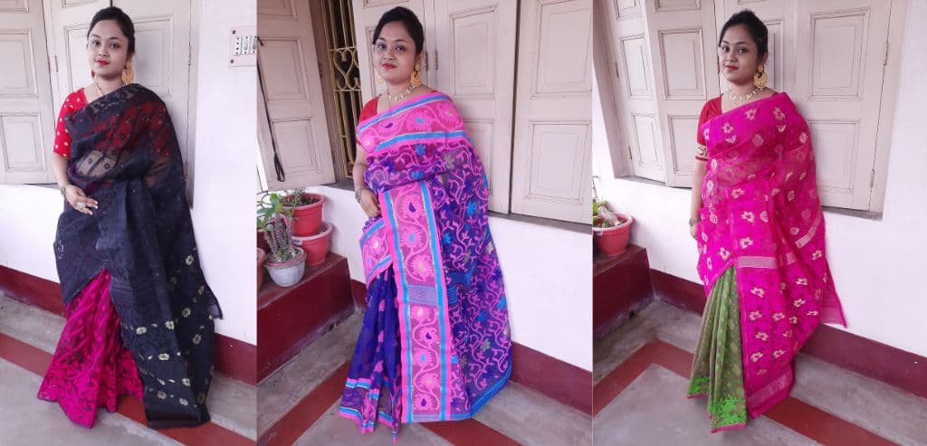 Dhaniakhali Jamdani Sarees