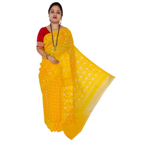 Haldi Special Yellow Saree