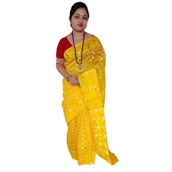 Haldi Special Yellow Saree