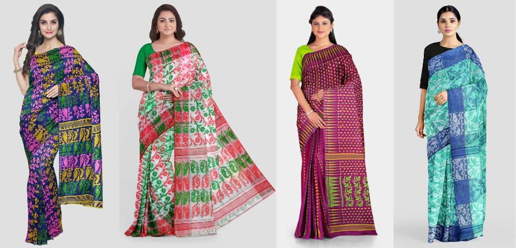 Shantipuri Jamdani Sarees