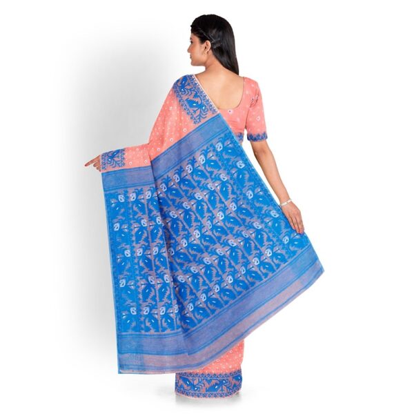 Sweet Pink Soft Jamdani Saree