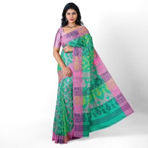 Pure Cotton Ocean Green Cotton...