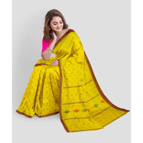 Yellow Colour Saree for Haldi Function