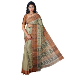 Off White Baluchari Saree