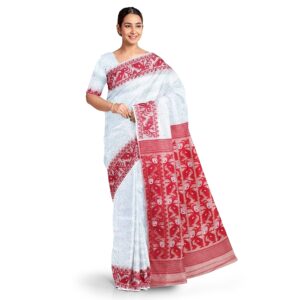 Vintage White Red Lal Shada So...