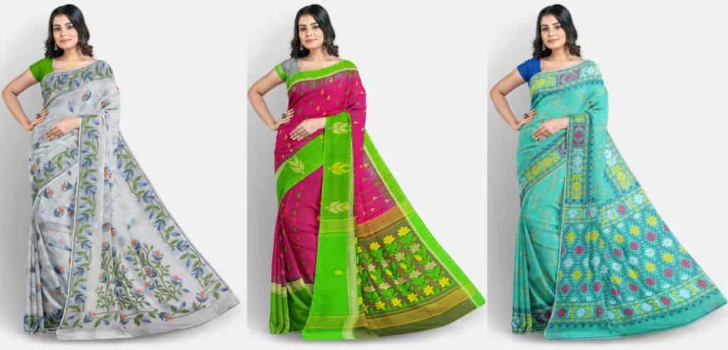 Original Fulia Tant Sarees