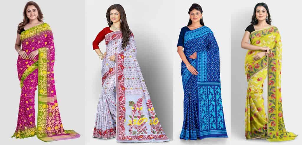 https://mayabi.in/wp-content/uploads/2023/03/Tant-Dhakai-Jamdani-Sarees-min.jpg