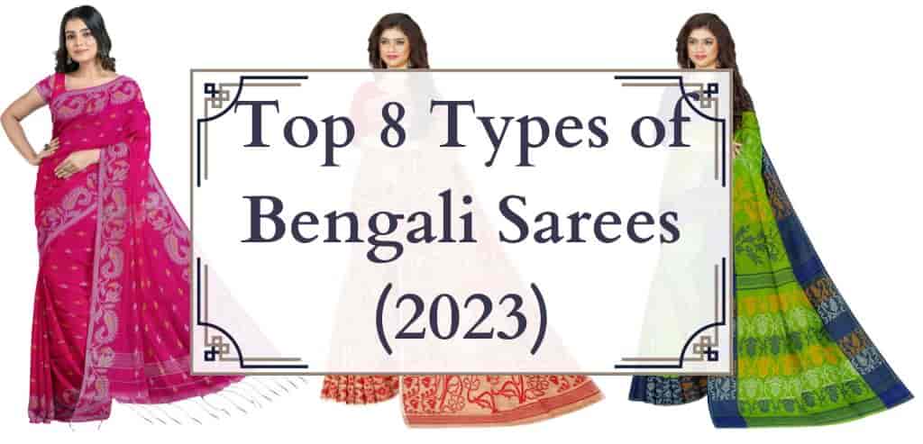 The Famous Red & White Bengali sarees - Spirit of INDIA