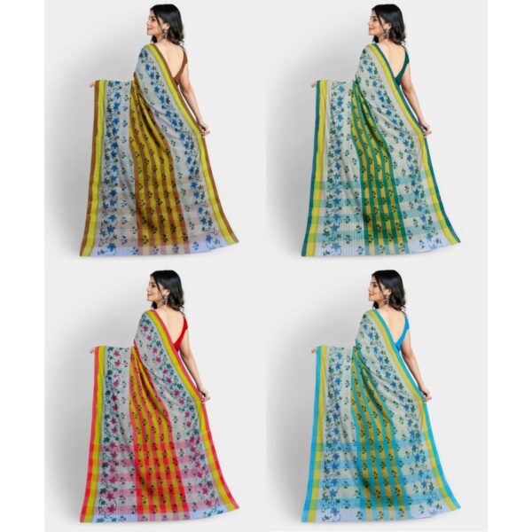 Floral Printed Saree Collections 2