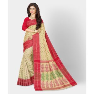 Off White Baluchari Saree in 1...