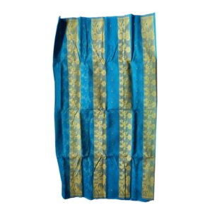Blue and Yellow Jamdani Sari