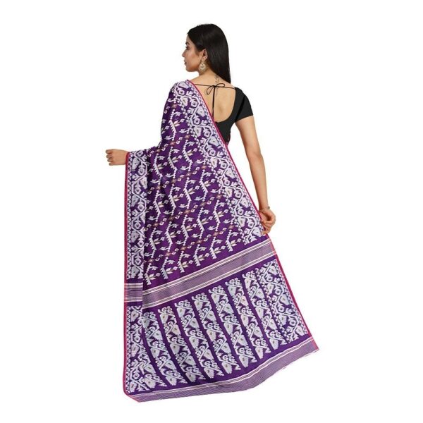 Purple Dhakai Jamdani Saree