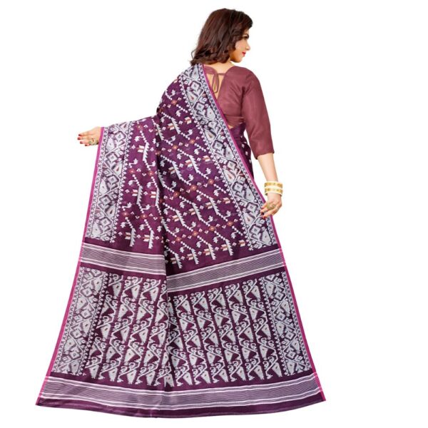 Coffee Purple Jamdani Saree