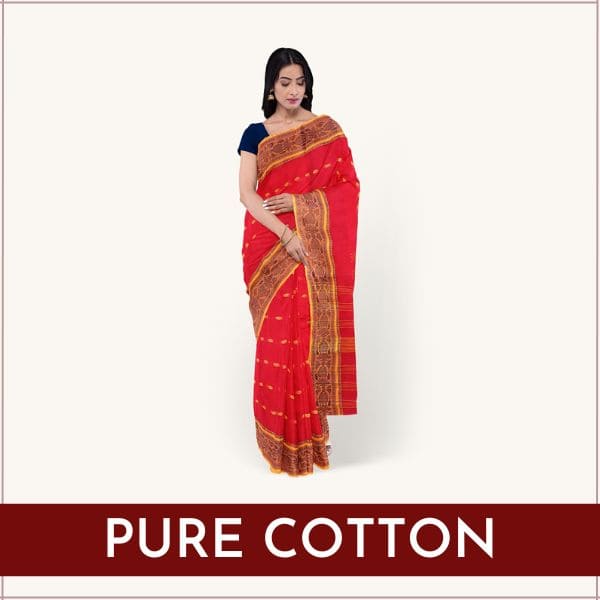 Bengali Pure Cotton Sarees